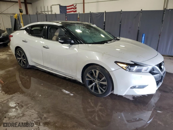 2018 Nissan Maxima SL with VIN 1N4AA6AP9JC408356, listed as a Copart auction lot 43389525 with 43,568 mi miles and Salvage Title. Bid and sale history available at carsss.com. Image 4.