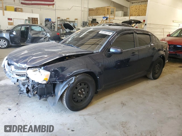 2012 Dodge Avenger SXT z VIN 1C3CDZCB4CN190139, wystawiony jako Copart lot #56150775 z przebiegiem 182 211 mil mil oraz Szkoda całkowita • Salvage title. Historia ofert i sprzedaży dostępna na DreamBid. Obrazek 1.