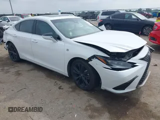 2023 Lexus ES 350 F Sport z VIN 58AJZ1B14PU145443, wystawiony jako IAAI lot #42282112 z przebiegiem 50 884 mil mil oraz . Historia ofert i sprzedaży dostępna na DreamBid. Obrazek 1.