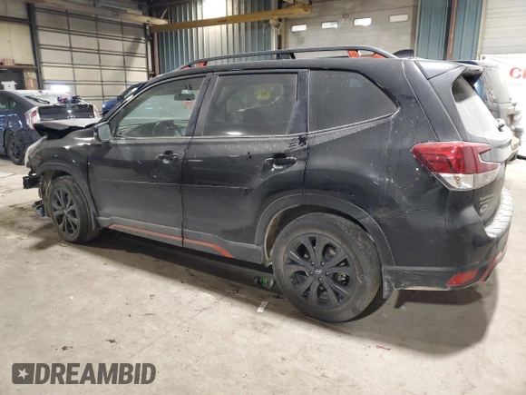 2023 Subaru Forester Sport with VIN JF2SKAJC6PH471150, listed as a Copart auction lot 88998155 with 35,975 mi miles and Salvage Title. Bid and sale history available at carsss.com. Image 2.