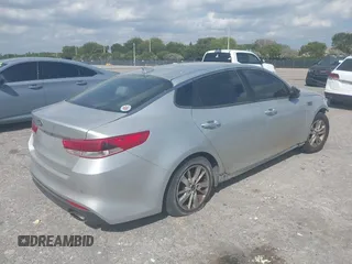 2018 Kia Optima LX with VIN 5XXGT4L39JG235287, listed as a IAAI auction lot 41802035 with 96,412 mi miles. Bid and sale history available at carsss.com. Image 4.