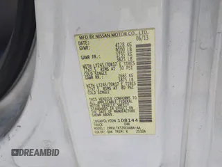 2013 Nissan NV SV с VIN 1N6AF0LY0DN108144, выставлен на аукционе IAAI как лот 42701590 с пробегом 180 895 миль миль и . История ставок и продаж доступна на DreamBid. Изображение 9.