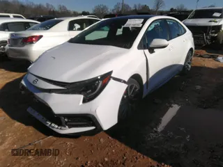 2022 Toyota Corolla SE with VIN 5YFS4MCE5NP110485, listed as a IAAI auction lot 41236740 with 52,727 mi miles. Bid and sale history available at carsss.com. Image 2.