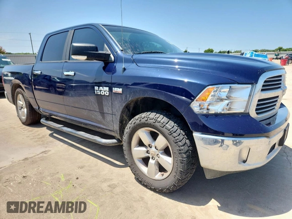 2017 Ram 1500 Big Horn with VIN 1C6RR7LT7HS691093, listed as a Copart auction lot 64222765 with 99,175 mi miles and Salvage title. Bid and sale history available at DreamBid. Image 4.