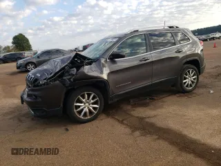 2018 Jeep Cherokee Limited z VIN 1C4PJLDB2JD580547, wystawiony jako Copart lot #77340224 z przebiegiem 157 030 mil mil oraz Szkoda całkowita • Salvage title. Historia ofert i sprzedaży dostępna na DreamBid. Obrazek 1.