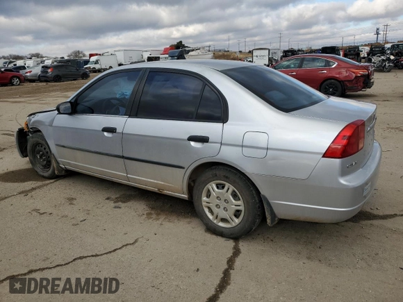 2002 Honda Civic z VIN 1HGES16152L011570, wystawiony jako Copart lot #82098904 z przebiegiem 226 050 mil mil oraz Szkoda całkowita • Salvage title. Historia ofert i sprzedaży dostępna na DreamBid. Obrazek 2.