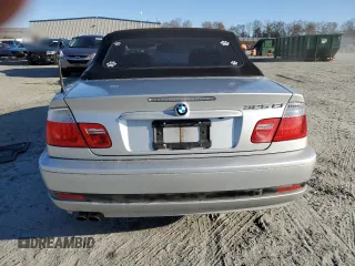 2005 BMW 3 Series 325Ci with VIN WBABW33415PL37084, listed as a Copart auction lot 82870094 with 208,216 mi miles and Salvage Title. Bid and sale history available at carsss.com. Image 6.