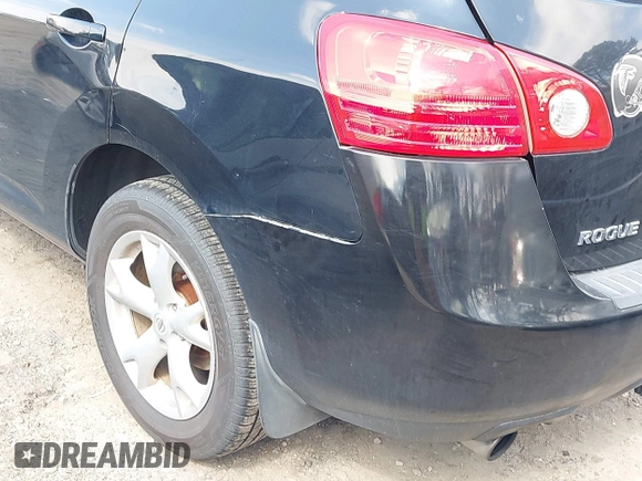 2008 Nissan Rogue SL with VIN JN8AS58V48W114611, listed as a IAAI auction lot 41789373 with 208,956 mi miles and . Bid and sale history available at DreamBid. Image 6.