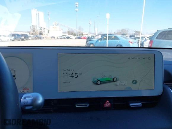 2023 Hyundai Ioniq 5 SE with VIN KM8KMDAF3PU215720, listed as a IAAI auction lot 41634633 with 12,007 mi miles and . Bid and sale history available at DreamBid. Image 19.