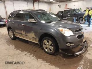 2013 Chevrolet Equinox LTZ with VIN 2GNALFEK6D6357874, listed as a IAAI auction lot 41470225 with 90,605 mi miles. Bid and sale history available at carsss.com. Image 1.