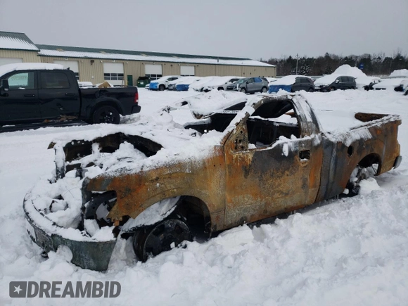 2013 Ford F-150 XL with VIN 1FTMF1EF4DFD46915, listed as a Copart auction lot 88067555 with Not provided miles and Salvage title. Bid and sale history available at DreamBid. Image 1.