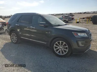2016 Ford Explorer Limited with VIN 1FM5K7F86GGB87926, listed as a Copart auction lot 48544915 with 165,159 mi miles and Salvage Title. Bid and sale history available at DreamBid. Image 4.