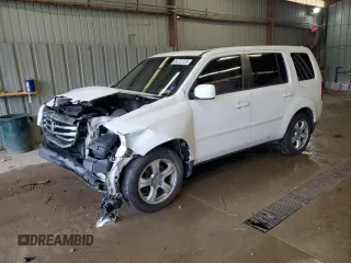 2013 Honda Pilot EX-L with VIN 5FNYF4H53DB057258, listed as a Copart auction lot 64772725 with Not provided miles and Salvage title. Bid and sale history available at DreamBid. Image 1.