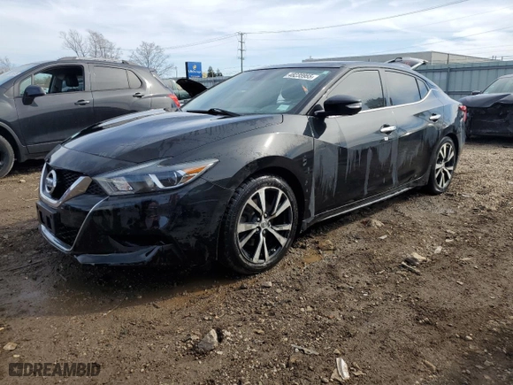 2018 Nissan Maxima SL with VIN 1N4AA6AP3JC405260, listed as a Copart auction lot 48235955 with 68,084 mi miles and Salvage Title. Bid and sale history available at carsss.com. Image 1.