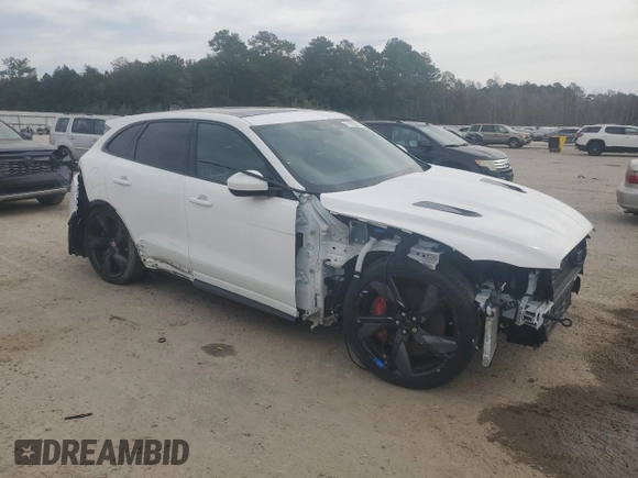 2023 Jaguar F-Pace SVR with VIN SADCZ2EE2PA709590, listed as a Copart auction lot 71632904 with 12,561 mi miles and Clean Title. Bid and sale history available at DreamBid. Image 4.