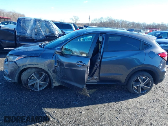2022 Honda HR-V EX-L with VIN 3CZRU6H7XNM742713, listed as a IAAI auction lot 41202171 with 61,280 mi miles. Bid and sale history available at carsss.com. Image 15.