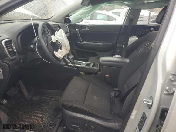 2017 Kia Sportage LX with VIN KNDPMCAC2H7114307, listed as a Copart auction lot 44273075 with 74,557 mi miles and Salvage Title. Bid and sale history available at carsss.com. Image 7.