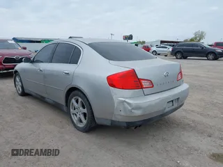2003 Infiniti G35 w/Leather with VIN JNKCV51E63M322787, listed as a IAAI auction lot 41250569 with 154,817 mi miles. Bid and sale history available at carsss.com. Image 6.