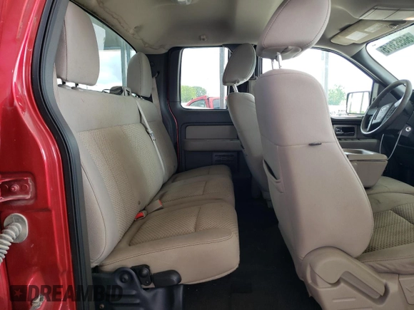 2010 Ford F-150 XL with VIN 1FTFX1EV4AKE15909, listed as a Copart auction lot 58553515 with 126,257 mi miles and Salvage title. Bid and sale history available at DreamBid. Image 10.