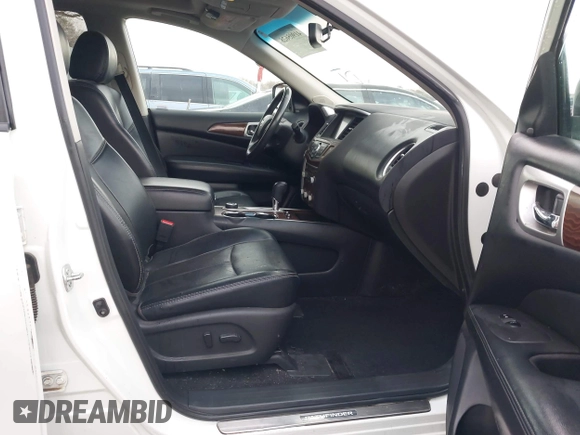 2017 Nissan Pathfinder S with VIN 5N1DR2MM6HC660212, listed as a IAAI auction lot 41905628 with 123,669 mi miles and . Bid and sale history available at DreamBid. Image 5.