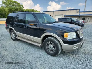 2005 Ford Expedition Eddie Bauer with VIN 1FMFU185X5LA37000, listed as a Copart auction lot 63374015 with 144,420 mi miles and Salvage title. Bid and sale history available at DreamBid. Image 4.