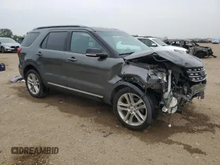 2017 Ford Explorer XLT z VIN 1FM5K8D80HGB51952, wystawiony jako Copart lot #60951985 z przebiegiem 80 198 mil mil oraz Szkoda całkowita • Salvage title. Historia ofert i sprzedaży dostępna na DreamBid. Obrazek 4.