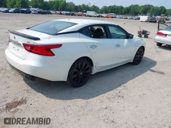 2017 Nissan Maxima SL with VIN 1N4AA6AP6HC432141, listed as a IAAI auction lot 42441283 with 93,730 mi miles and . Bid and sale history available at DreamBid. Image 4.