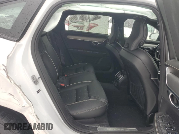 2020 Volvo S90 R-Design with VIN LVYA22MT2LP173215, listed as a Copart auction lot 46662405 with 54,491 mi miles and Salvage Title. Bid and sale history available at carsss.com. Image 10.