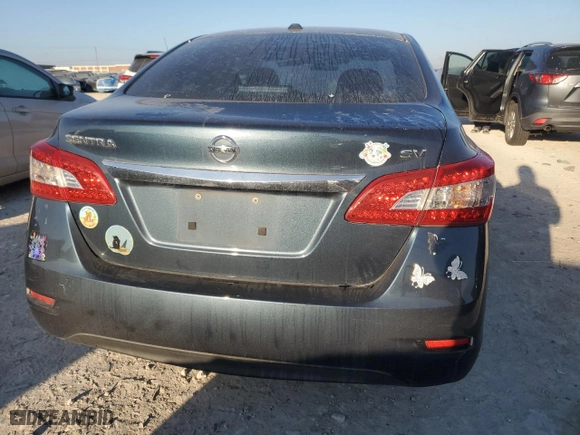 2015 Nissan Sentra SR with VIN 3N1AB7APXFL674349, listed as a Copart auction lot 47039385 with 131,530 mi miles and Salvage Title. Bid and sale history available at carsss.com. Image 6.