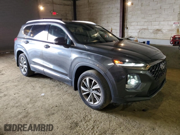 2020 Hyundai Santa Fe Limited with VIN 5NMS5CAD3LH216345, listed as a Copart auction lot 45531945 with 87,097 mi miles and Salvage Title. Bid and sale history available at carsss.com. Image 4.