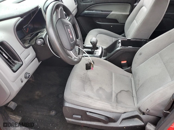 2016 GMC Canyon 2WD with VIN 1GTH5BE30G1373742, listed as a Copart auction lot 59880734 with NaN miles and Salvage Title. Bid and sale history available at carsss.com. Image 7.