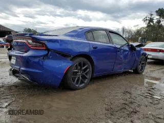 2022 Dodge Charger SXT with VIN 2C3CDXBG7NH202281, listed as a Copart auction lot 89396365 with 34,422 mi miles and Salvage Title. Bid and sale history available at DreamBid. Image 3.