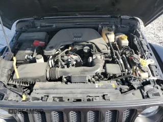 2021 Jeep Wrangler Unlimited Rubicon with VIN 1C4HJXFG6MW764208, listed as a Copart auction lot 49484545 with 47,345 mi miles and Salvage Title. Bid and sale history available at DreamBid. Image 12.