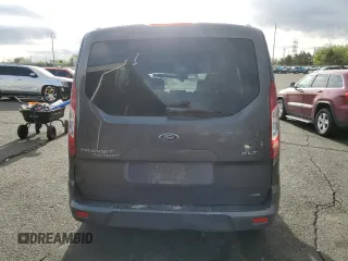 2016 Ford Transit Connect XLT with VIN NM0GE9F73G1284833, listed as a Copart auction lot 54872305 with 168,256 mi miles and Salvage title. Bid and sale history available at DreamBid. Image 6.