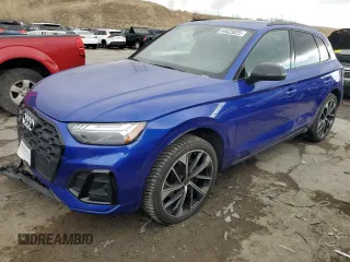 2021 Audi SQ5 Prestige with VIN WA1C4AFY7M2048684, listed as a Copart auction lot 44423025 with 14,247 mi miles and Salvage title. Bid and sale history available at DreamBid. Image 1.