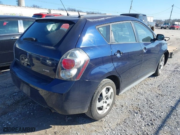 2009 Pontiac Vibe w/1SA with VIN 5Y2SP67899Z472435, listed as a IAAI auction lot 41498181 with NaN miles. Bid and sale history available at carsss.com. Image 4.