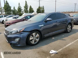 2014 Kia Optima Hybrid EX with VIN KNAGN4AD7E5064844, listed as a Copart auction lot 70834994 with 123,547 mi miles and Salvage Title. Bid and sale history available at carsss.com. Image 1.