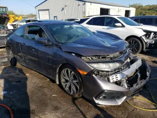 2018 Honda Civic Si Coupe with VIN 2HGFC3A59JH757894, listed as a Copart auction lot 72514584 with 65,189 mi miles and Salvage Title. Bid and sale history available at carsss.com. Image 4.