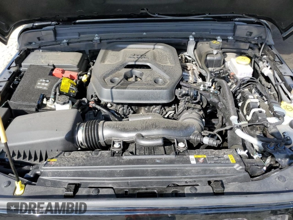 2023 Jeep Wrangler Rubicon with VIN 1C4HJXFN4PW636133, listed as a Copart auction lot 75499614 with 13,252 mi miles and Salvage title. Bid and sale history available at DreamBid. Image 12.