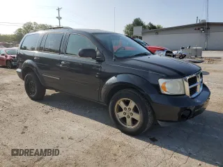 2008 Dodge Durango SLT with VIN 1D8HD48N98F137009, listed as a Copart auction lot 70363164 with 242,475 mi miles and Salvage title. Bid and sale history available at DreamBid. Image 4.