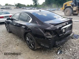 2013 Nissan Maxima S with VIN 1N4AA5AP3DC845834, listed as a Copart auction lot 55422865 with 106,938 mi miles and Salvage Title. Bid and sale history available at DreamBid. Image 2.