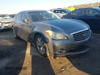 2012 Infiniti M37 with VIN JN1BY1AP6CM333158, listed as a IAAI auction lot 41452554 with 153,017 mi miles. Bid and sale history available at carsss.com. Image 1.