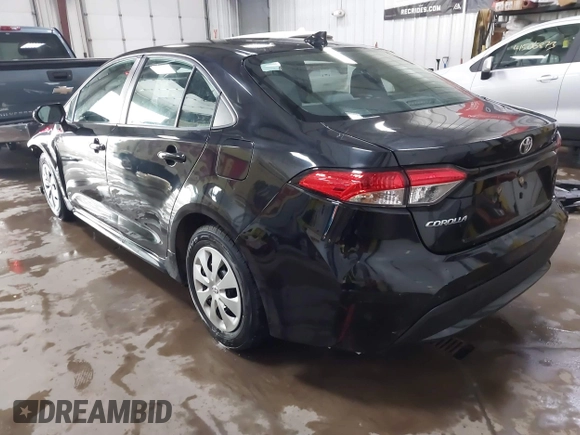 2021 Toyota Corolla L with VIN 5YFDPMAE5MP208692, listed as a IAAI auction lot 41472857 with 63,736 mi miles and . Bid and sale history available at DreamBid. Image 3.