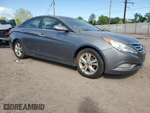 2011 Hyundai Sonata Limited with VIN 5NPEC4AC1BH126922, listed as a Copart auction lot 56028785 with 129,605 mi miles and Salvage Title. Bid and sale history available at DreamBid. Image 4.
