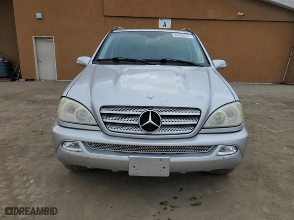 2005 Mercedes-Benz M-Class 3.7L with VIN 4JGAB57E75A564495, listed as a Copart auction lot 43456375 with 156,129 mi miles and Salvage Title. Bid and sale history available at carsss.com. Image 5.