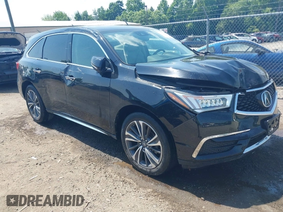 2020 Acura MDX Technology with VIN 5J8YD4H53LL046652, listed as a IAAI auction lot 42587469 with 45,310 mi miles and . Bid and sale history available at DreamBid. Image 1.