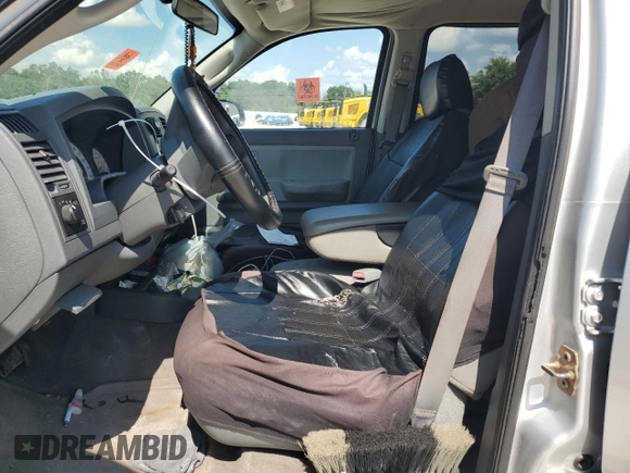 2006 Dodge Dakota ST with VIN 1D7HE28K86S664670, listed as a Copart auction lot 73632344 with 193,859 mi miles and Salvage Title. Bid and sale history available at carsss.com. Image 7.