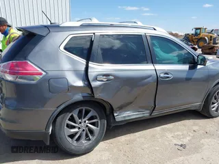2016 Nissan Rogue SV with VIN 5N1AT2MTXGC874078, listed as a IAAI auction lot 41838624 with 140,561 mi miles. Bid and sale history available at carsss.com. Image 6.