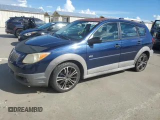 2007 Pontiac Vibe with VIN 5Y2SL65817Z409812, listed as a Copart auction lot 73877824 with 0 mi miles and Salvage Title. Bid and sale history available at carsss.com. Image 1.