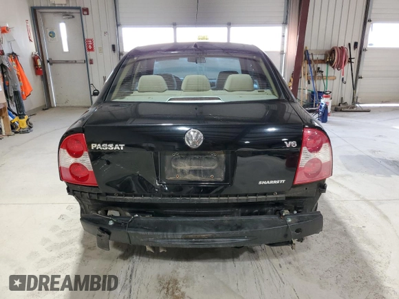 2001 Volkswagen Passat z VIN WVWPH63B61P275520, wystawiony jako Copart lot #86681814 z przebiegiem 142 184 mil mil oraz Szkoda całkowita • Salvage title. Historia ofert i sprzedaży dostępna na DreamBid. Obrazek 6.